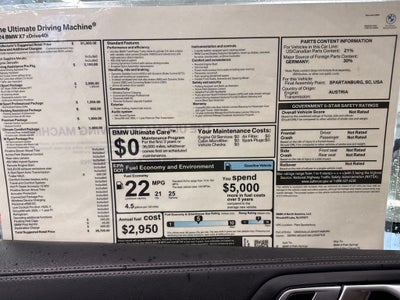 2024 BMW X7 xDrive40i