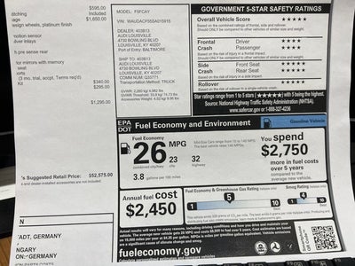 2025 Audi A5 Sportback 45 S line Premium quattro