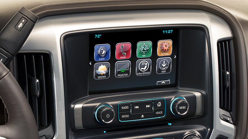 Display tab in Silverado 1500