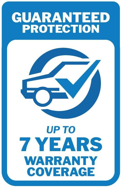 Up to 7 years Warranty coverage